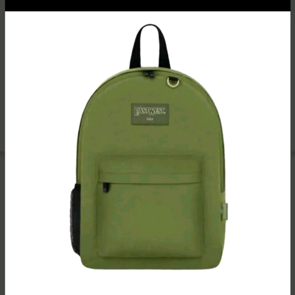 East West USA Unisex Students School Backpack In green